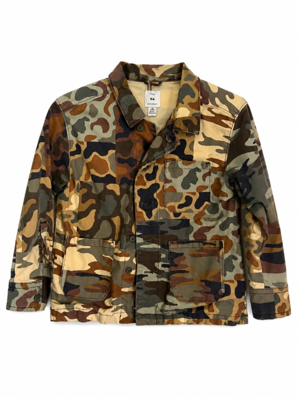 Kids Camo Utility Jacket – Size 4/5